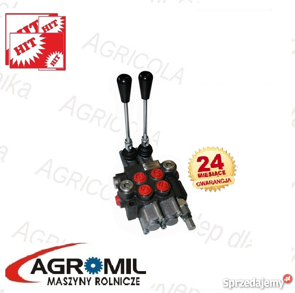 Rozdzielacz hydrauliczny 2 sekcyjny 40L Rogóźno