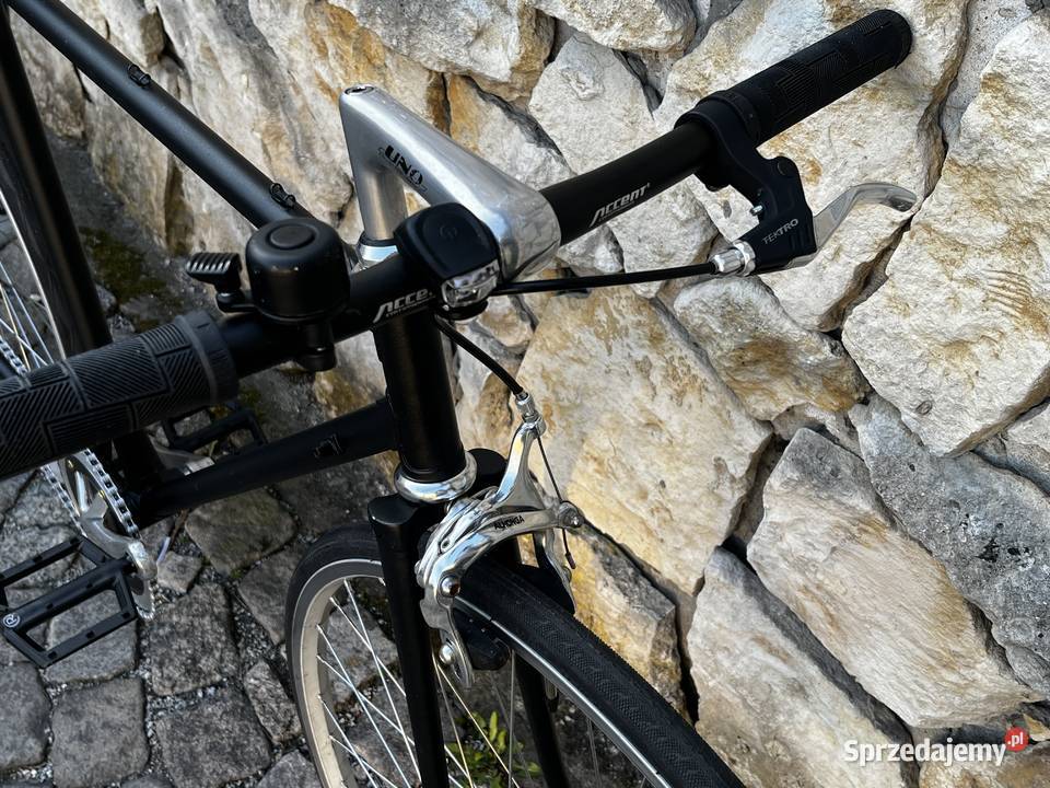 rower szosowy szosa single speed ostre koło Szosowe Ruda Śląska