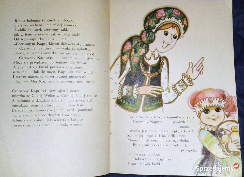 Baśń o Czerwonym Kapturku Ewa SzelburgZarembina lubelskie
