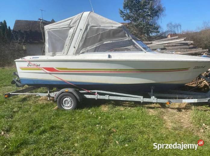 Łódź ŁÓDKA STATEK motorowa wędkarska przyczepa Inne pojazdy i łodzie Szczecin