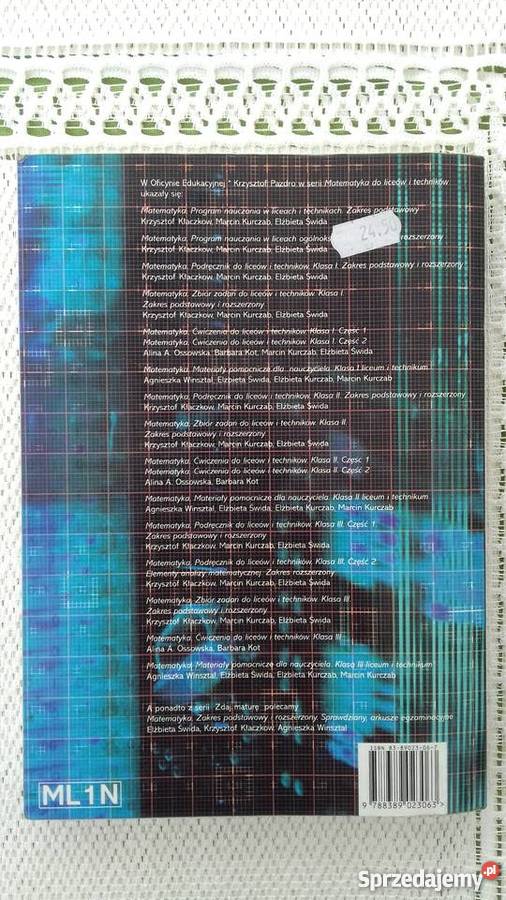 Matematyka zbiór zadań liceum technikum kl1 skrypt, zeszyt ćwiczeń, zbiór zadań, testów