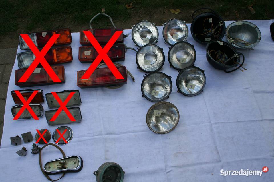 Lusterko Lampa przód tył Żuk Nysa łódzkie Łódź