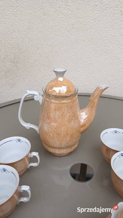 Zestaw serwis kawowy herbaciany porcelany Porcelana i szkło Pińczów