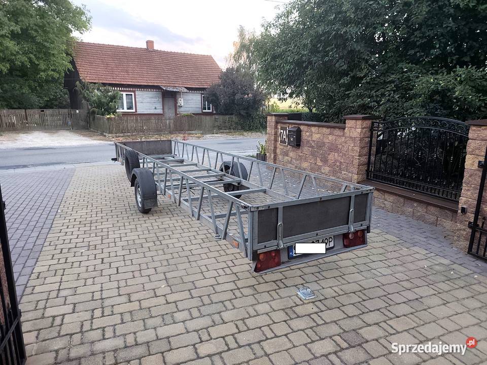 Przyczepa DŁUŻYCA ZAMOPS Hamowana 620 x 130 DMC