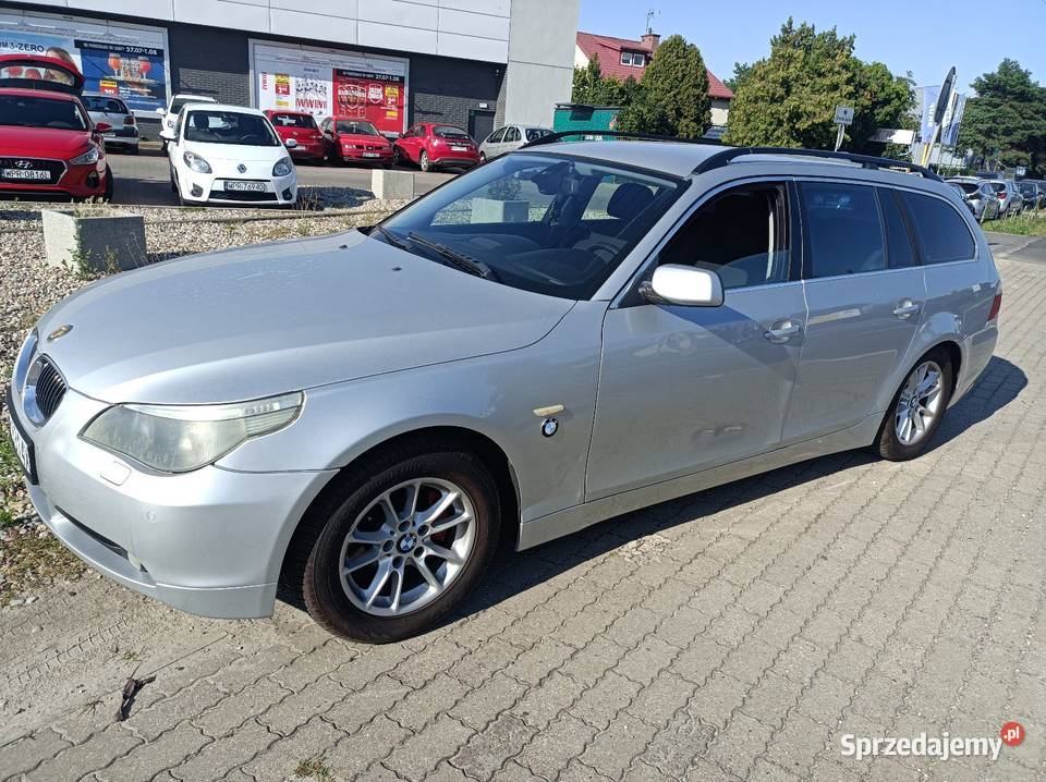 Suuper BMW 525i AUTOMAT opłacony czujnik deszczu Pruszków