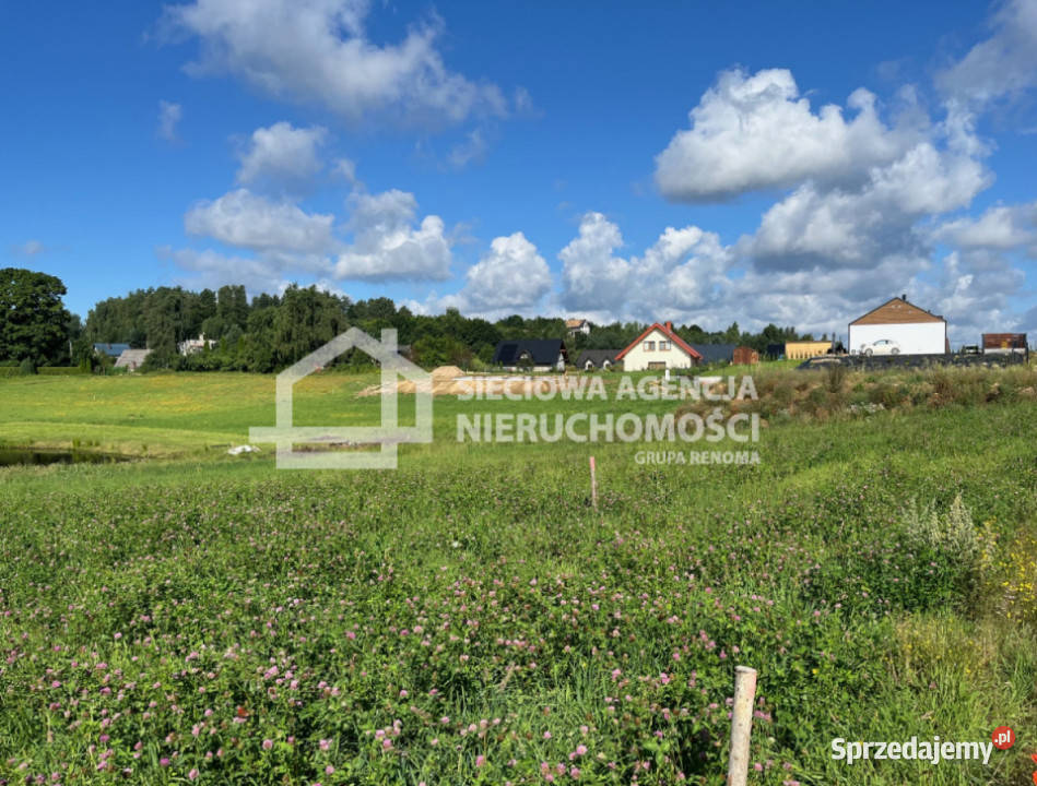 sprzedaży gruntu Ostrzyce 1080m2 pomorskie