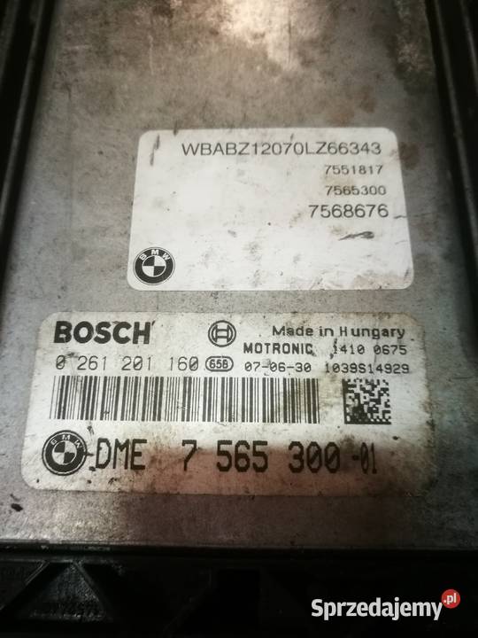 STEROWNIK SILNIKA BMW E90 BOSCH 0 261 201 160 Biłgoraj
