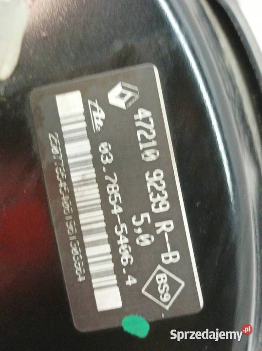 POMPA HAMULCOWA SERWO 472109239R Dacia Sandero I