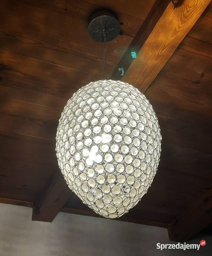 Żyrandol lampa wisząca kryształowa