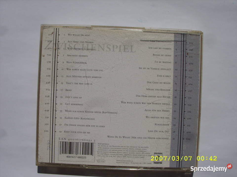 Rock CD XAVIER NAIDOO3 plyty CD