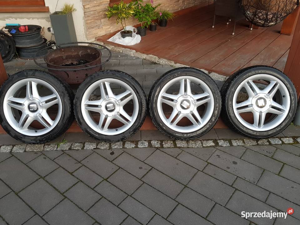 Alufelgi 17 5x100 17 Leon Top Sport Golf kujawsko-pomorskie Samostrzel
