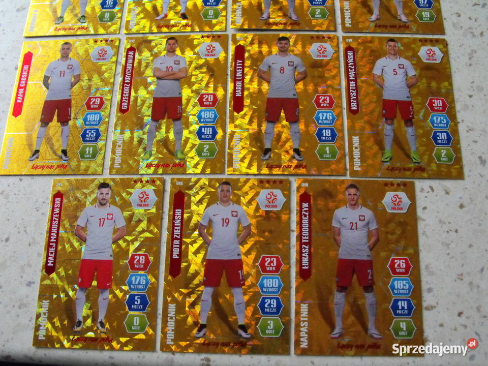 Karty piłkarskie Łączy Nas Piłka karty GOLD Częstochowa