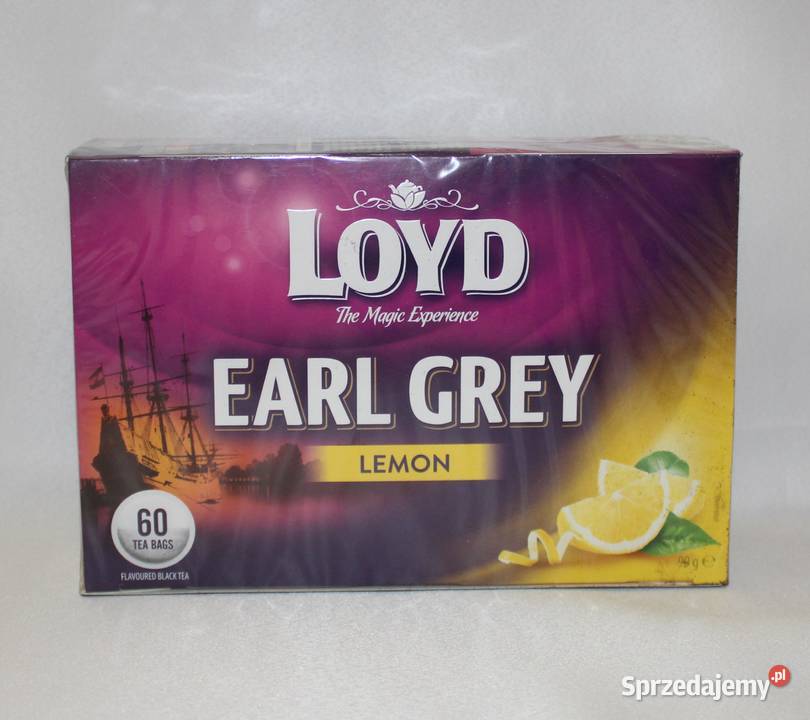 Herbata earl grey Loyd o smaku cytryna 60 t Stare Miasto sprzedam