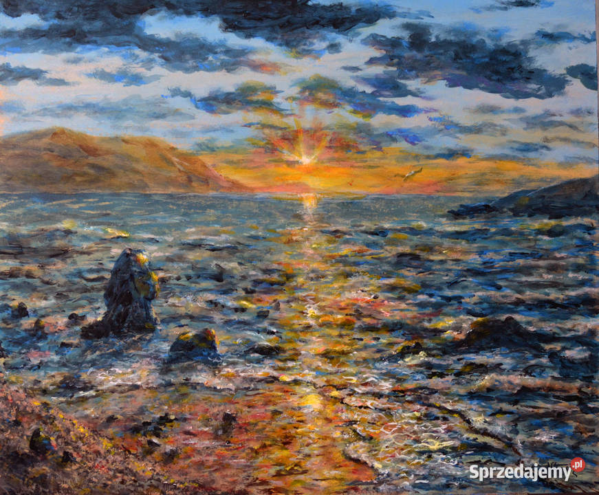 Obraz olejny ZATOKA 60x50 z certyfikatem