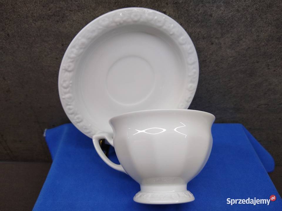 Filiżanka spodek Rosenthal Biała Maria wielkopolskie Kalisz
