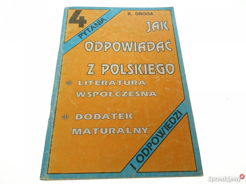 ODPOWIADAĆ Z POLSKIEGO 4 KDROGA Grudziądz sprzedam