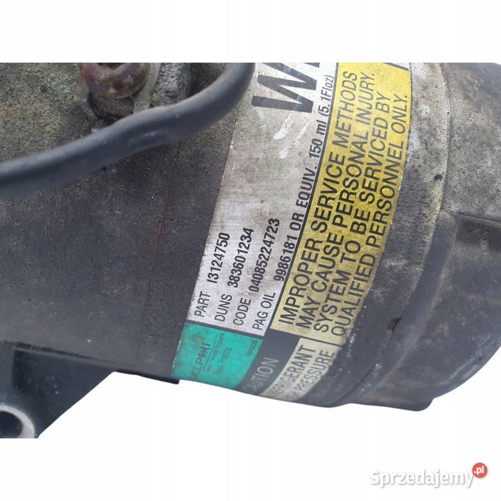SPRĘŻARKA KLIMATYZACJI Opel Astra III H 16 18 Chełm