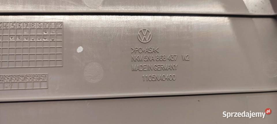 VW TIGUAN II OSŁONA LUSTERKA 5NA868437