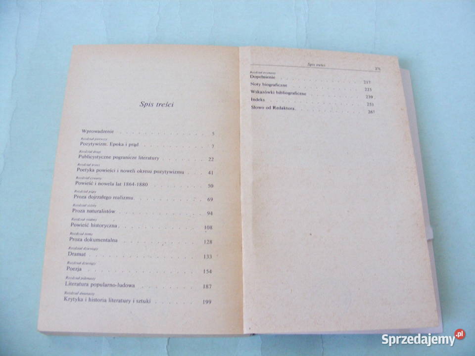 Literatura romantyzmu Literatura pozytywizmu Oborniki Śląskie sprzedam