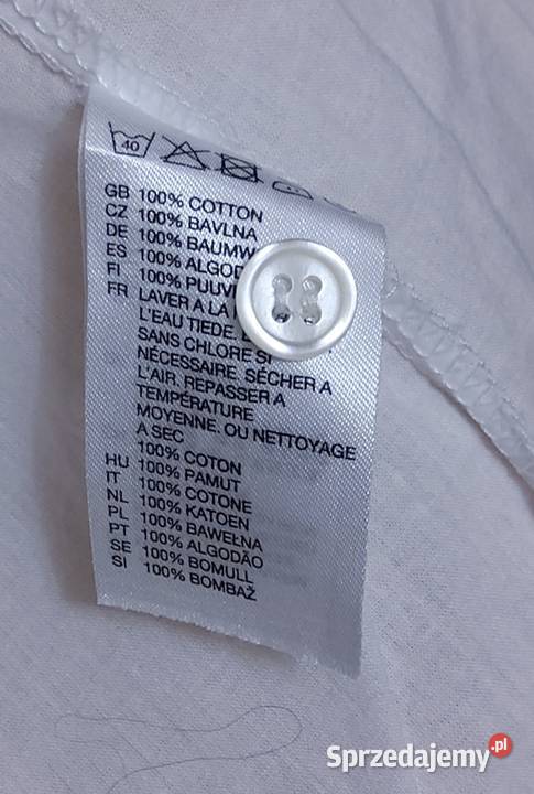 Bluzka z krótkim rękawem biała HM rozmiar M Warszawa