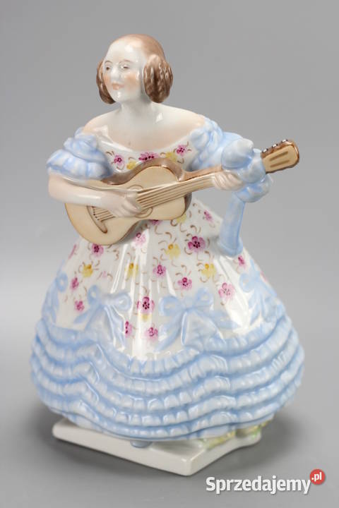 ARTexpert Figura figurka HEREND Dama z gitarą Dobrzany