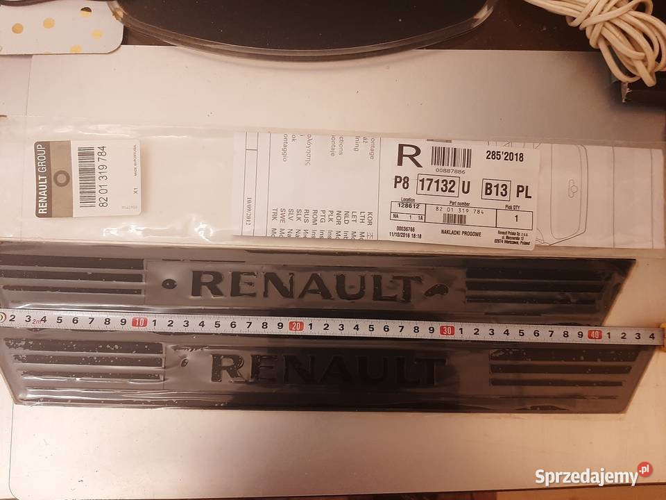 Nakładki na przednie progi Renault Megane 3 Warszawa