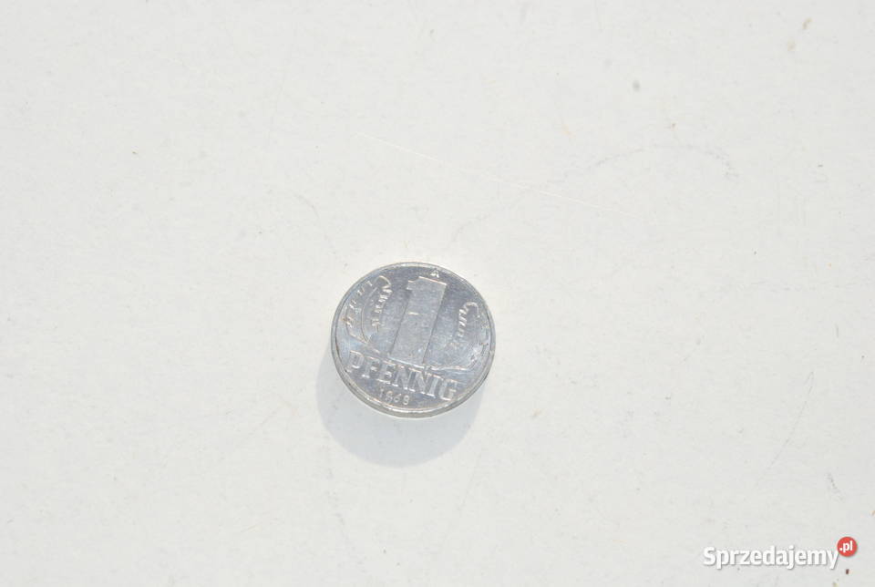 Stara moneta 1 Pfennig fenig 1968 Niemcy NRD Cieszyn