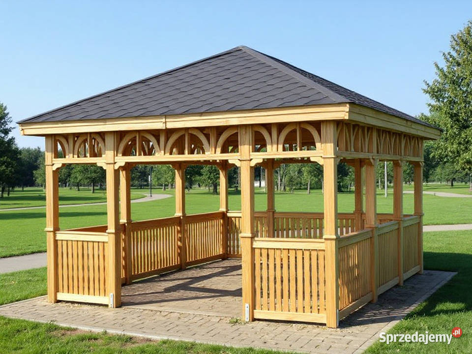 ALTANA 11 4x6 DREWNIANA SOSNOWA OGRODOWA Dom i Ogród Parzymiechy