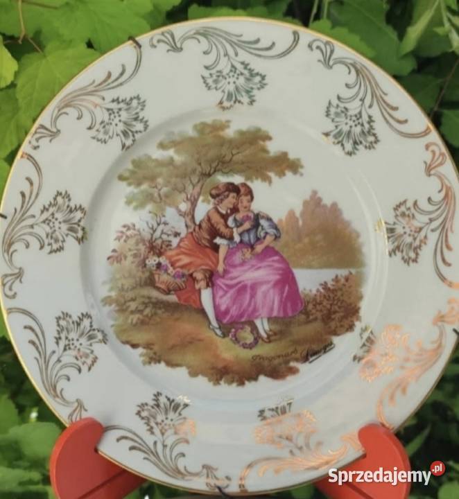PORCELAINE DE LIMOGES FRANCEduża patera Pabianice