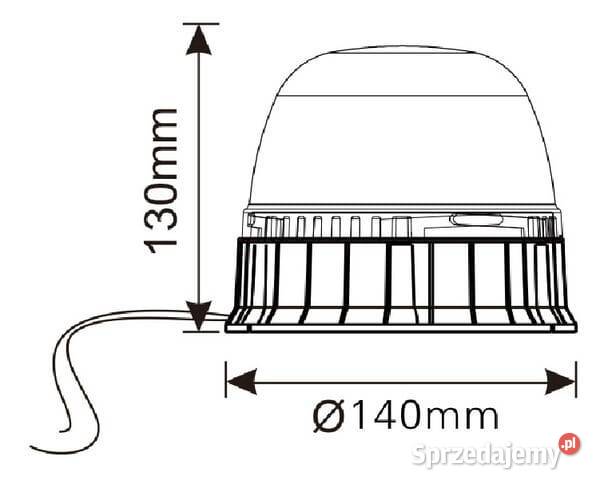 Lampa błyskowa LED przykręcana EMC LA20024 Kamionna