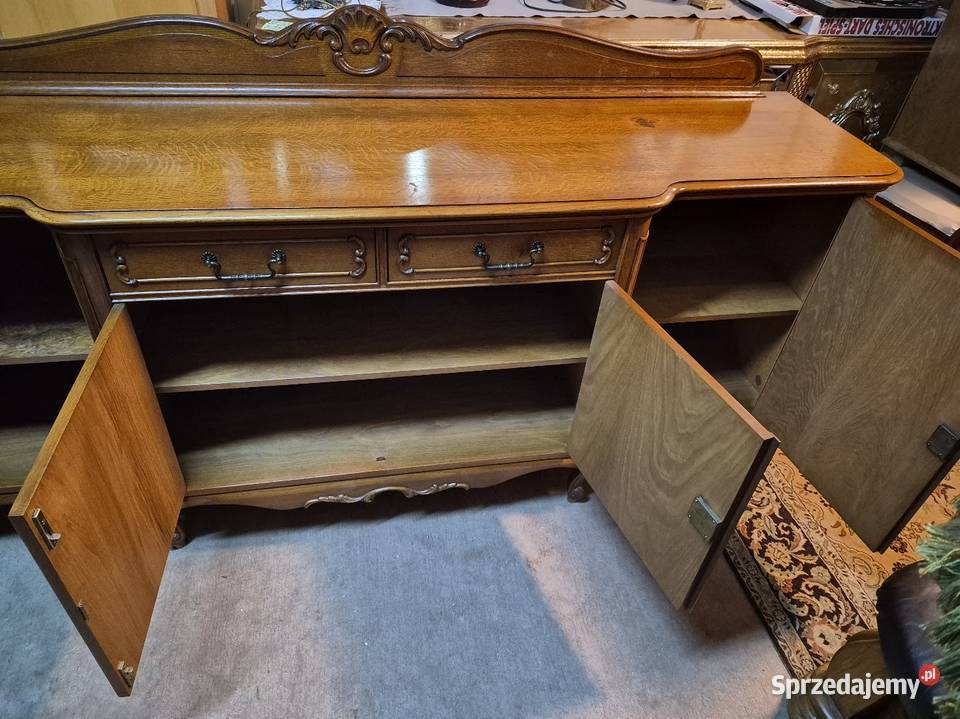 Komoda stylowa LUDWIKOWSKA chippendale dębowa z
