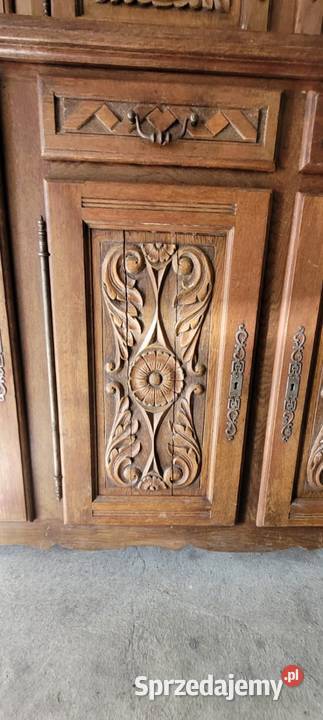 DREWNIANY KREDENS opolskie Nysa