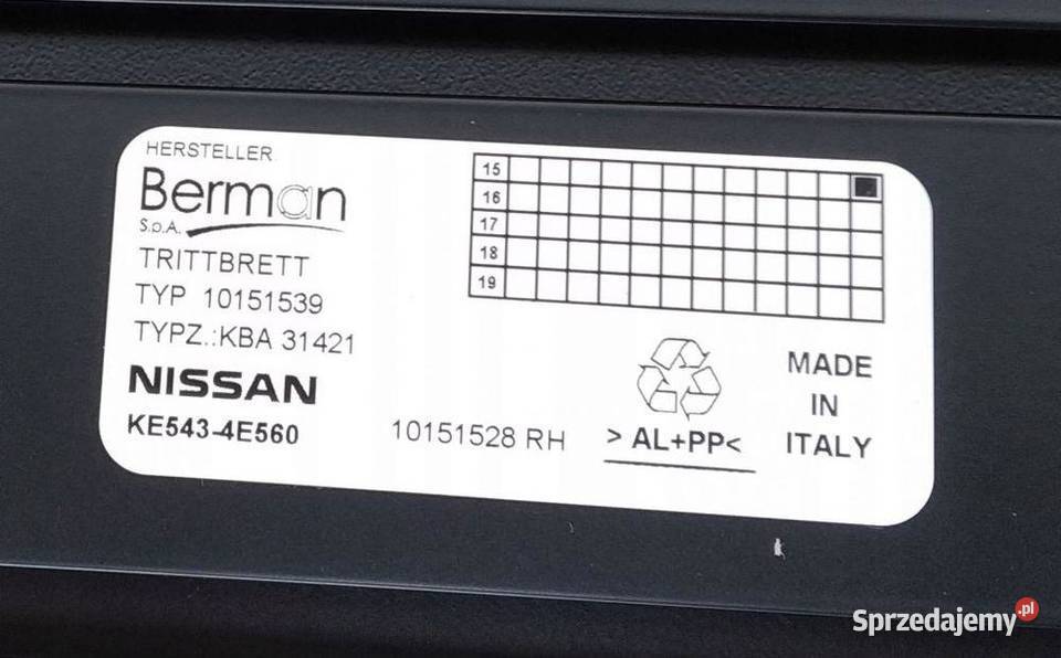 NISSAN QASHQAI J11 PROGI NOWE KE5434E560