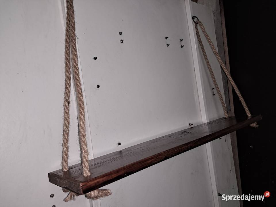 Półka wisząca na sznurkach Siedlce