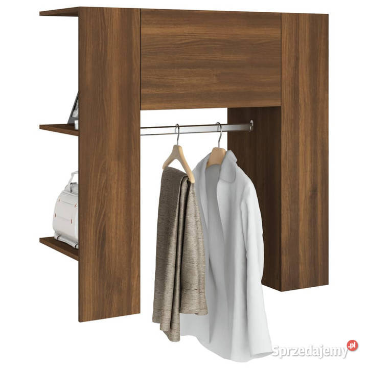Szafka do przedpokoju brązowy dąb 975x37x99