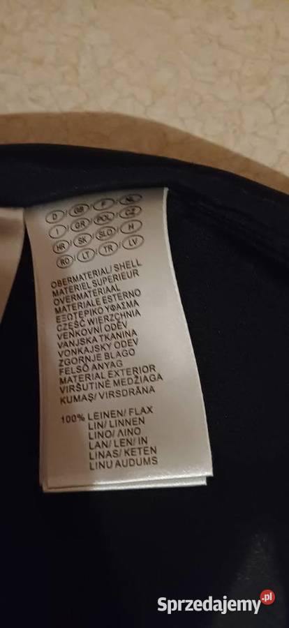 Sukienka NOWA len 100 kolor czarny Warszawa sprzedam