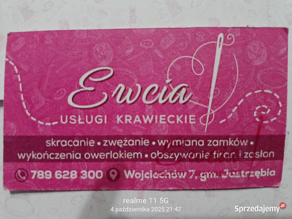 Usługi krawieckie mazowieckie