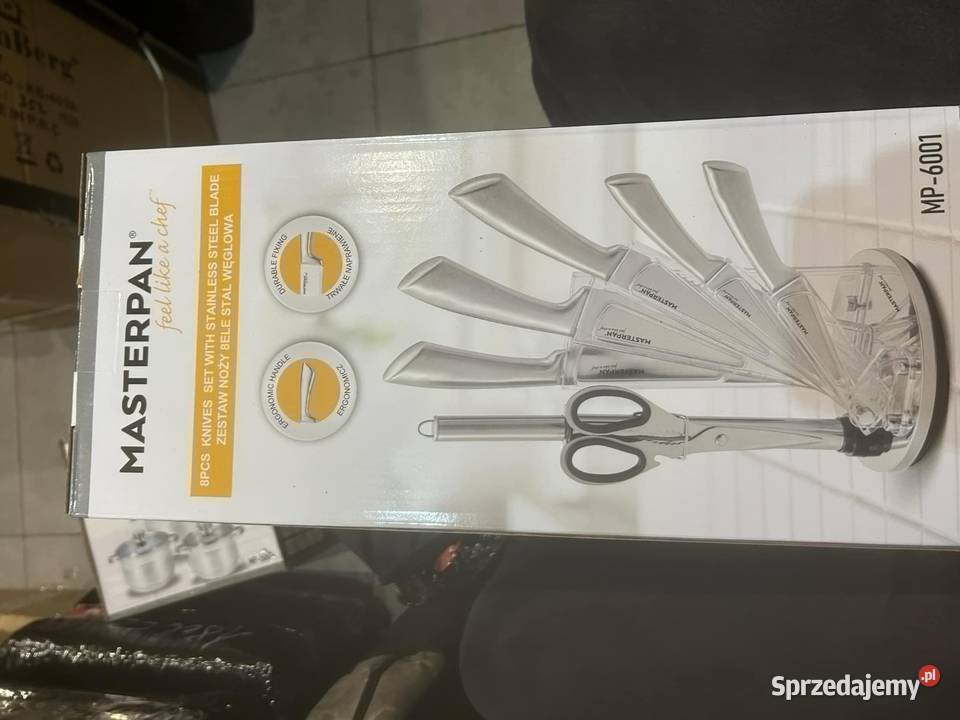 Noże stoajk srebrne Masterpan Szczecin