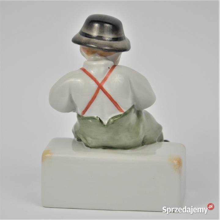 chłopiec rzeźbiarz Sinko art deco Zsolnay Warszawa