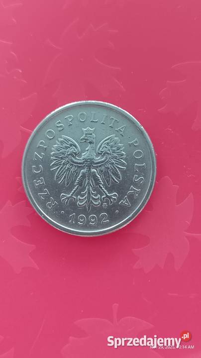 Moneta 1 1992 piękna SALE