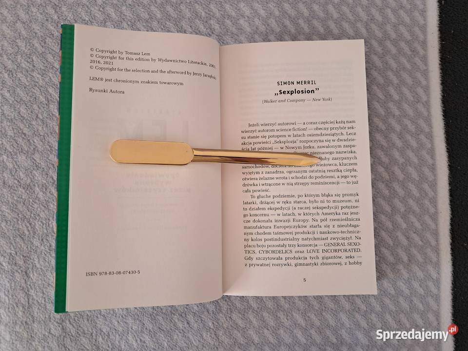 Książka Fantastyczny Lem Antologia opowiadań Kraków sprzedam