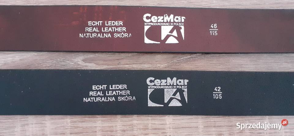 Pasek męski do jeans Długość 120