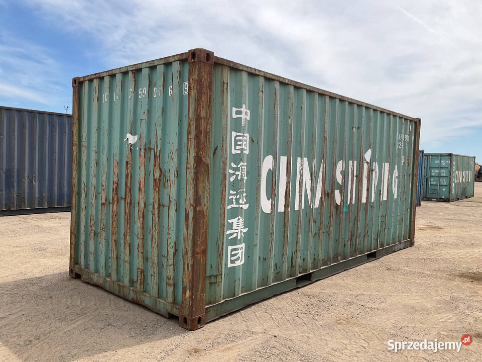 Kontener morski magazynowy 20DV 6 metrowy Biznes i Przemysł Brzeg sprzedam