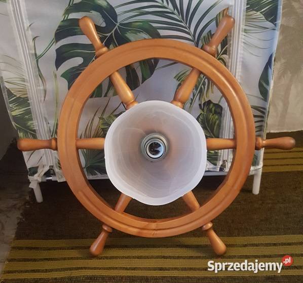 Żyrandol z koła sterowego lampa wisząca Bratkowice
