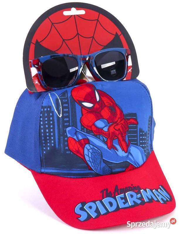 Zestaw Czapka Okulary Przeciwsłoneczne Spiderman Mogilany