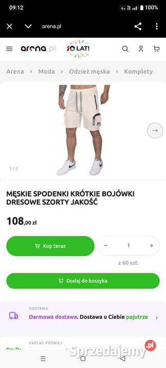 NOWE Spodenki męskie firmy Jstyle i innej Odzież sportowa Toruń