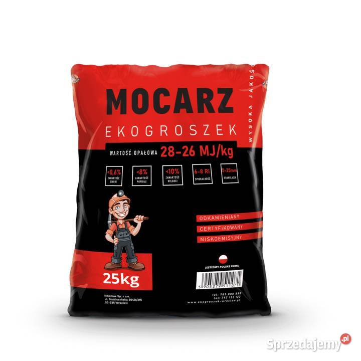 ekogroszek Mocarz wysokokaloryczny workowany z Ogrzewanie dolnośląskie Wrocław