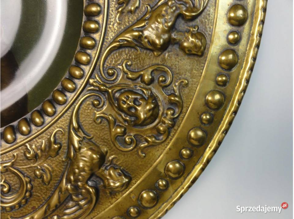 Ręcznie malowany talerz porcelanowy Zgorzelec