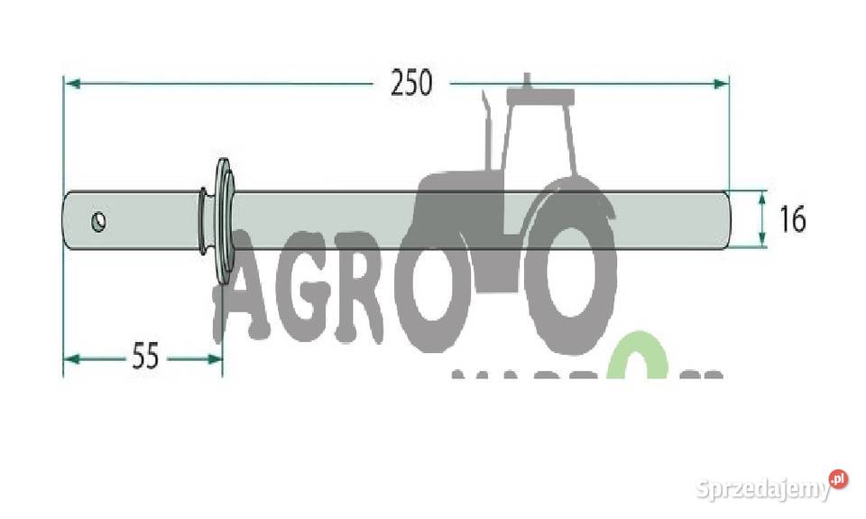 84161891 84161888 PALEC ŚLIMAKA 16x250 CNH Części zamienne Wichrów sprzedam