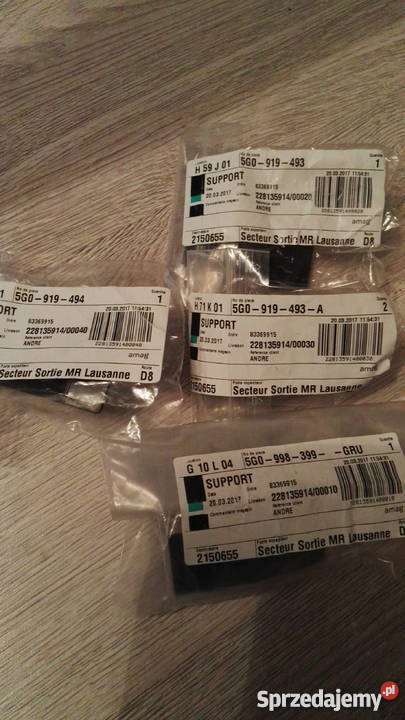 VW GOLF VII KOSZYK UCHWYT PDC PARKOWANIA Międzychód